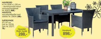 Daells Bolighus Havebord tilbud