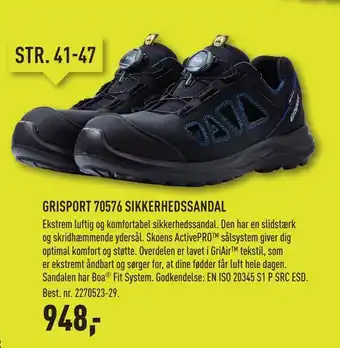 Grisport 70576 sikkerhedssandal