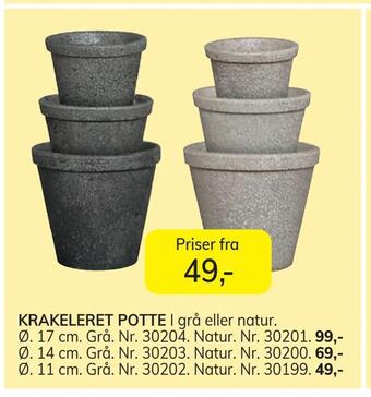 Krakeleret potte