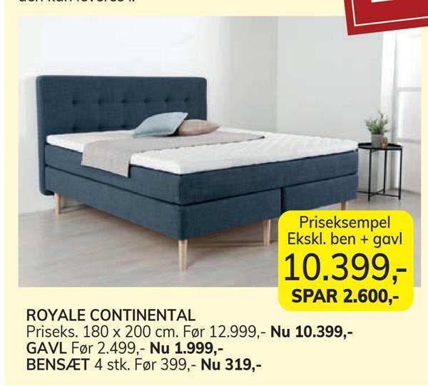 Daells Bolighus Royale continental tilbud