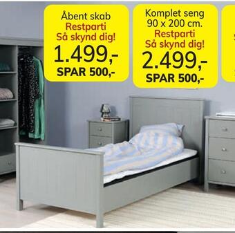 Daells Bolighus Sættilbud komplet seng tilbud