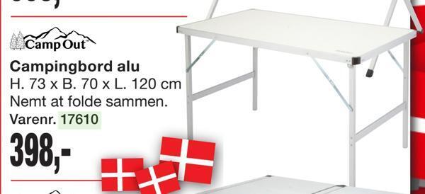 Harald Nyborg Campingbord alu tilbud