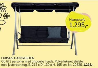 Luksus hængesofa