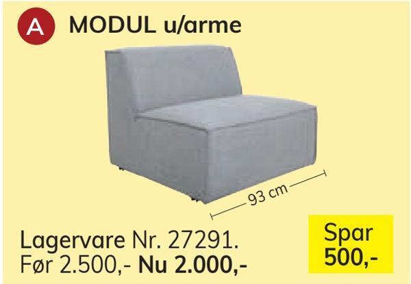 Daells Bolighus Modul u/arme tilbud
