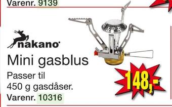 Harald Nyborg Mini gasblus tilbud