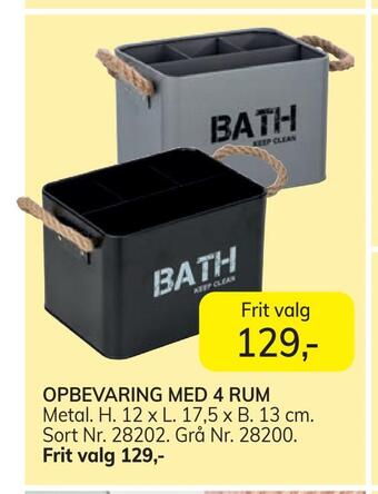 Daells Bolighus Opbevaring med 4 rum tilbud