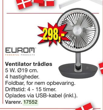 Harald Nyborg Ventilator trådløs tilbud