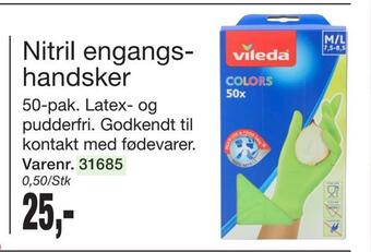 Nitril engangshandsker