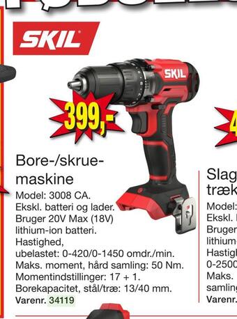 Harald Nyborg Bore-/skruemaskine tilbud