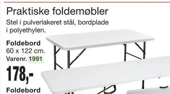 Harald Nyborg Foldebord tilbud