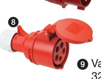 Mellemled 32a 5 polet 380 v