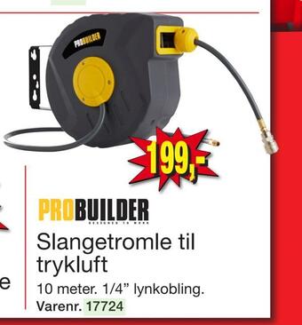 Harald Nyborg Slangetromle til trykluft tilbud