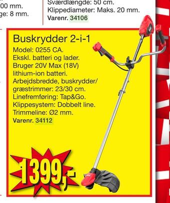 Harald Nyborg Buskrydder 2-i-1 tilbud