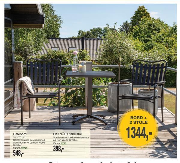 Harald Nyborg Bord + 2 stole tilbud