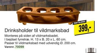 Harald Nyborg Drinksholder til vildmarksbad tilbud