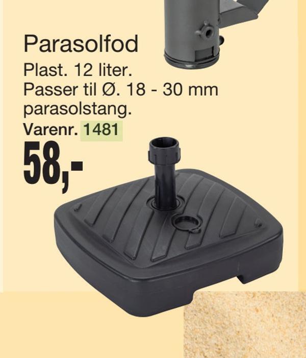 Harald Nyborg Parasolfod tilbud