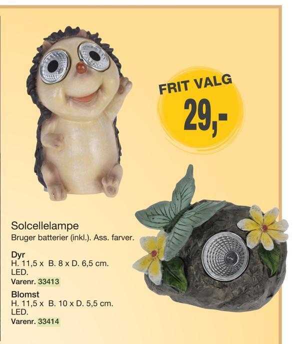 Harald Nyborg Solcellelampe tilbud