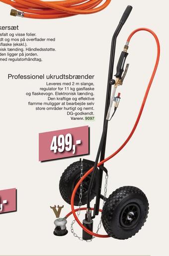 Professionel ukrudtsbrænder