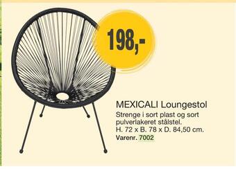 Harald Nyborg Mexicali loungestol tilbud