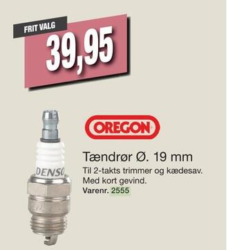 Tændrør ø. 19 mm