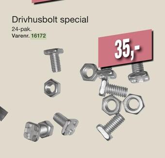 Harald Nyborg Drivhusbolt special tilbud