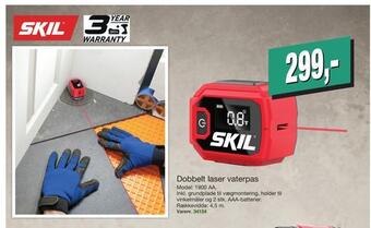 Dobbelt laser vaterpas