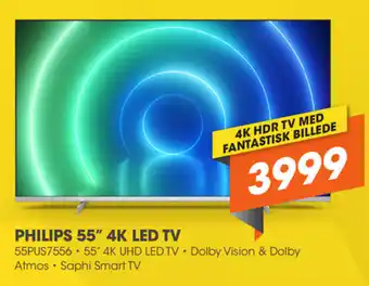Expert Philips 55" LED TV 55PUS7556 tilbud