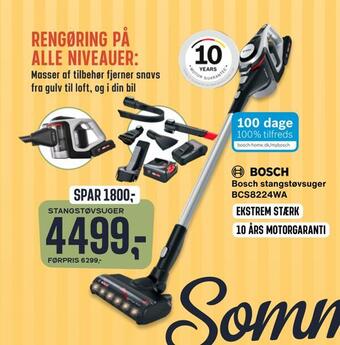 Bosch stangstøvsuger bcs8224wa