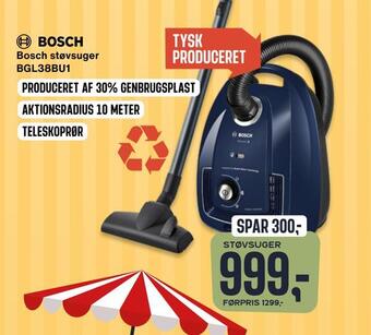Bosch støvsuger bgl38bu1