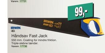 Håndsav fast jack