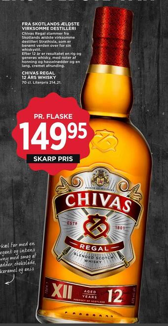 MENY Chivas regal 12 års whisky tilbud