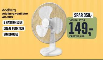 Adelberg ventilator ab-303