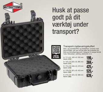 Transport-/opbevaringskuffert