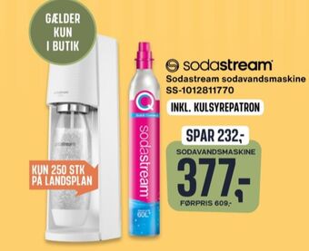Skousen Sodastream sodavandsmaskine tilbud