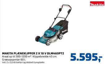 Davidsen Makita plæneklipper tilbud