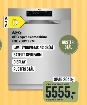 Skousen Aeg opvaskemaskine tilbud
