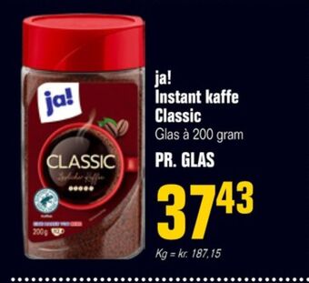 Otto Duborg Classic instant kaffe tilbud