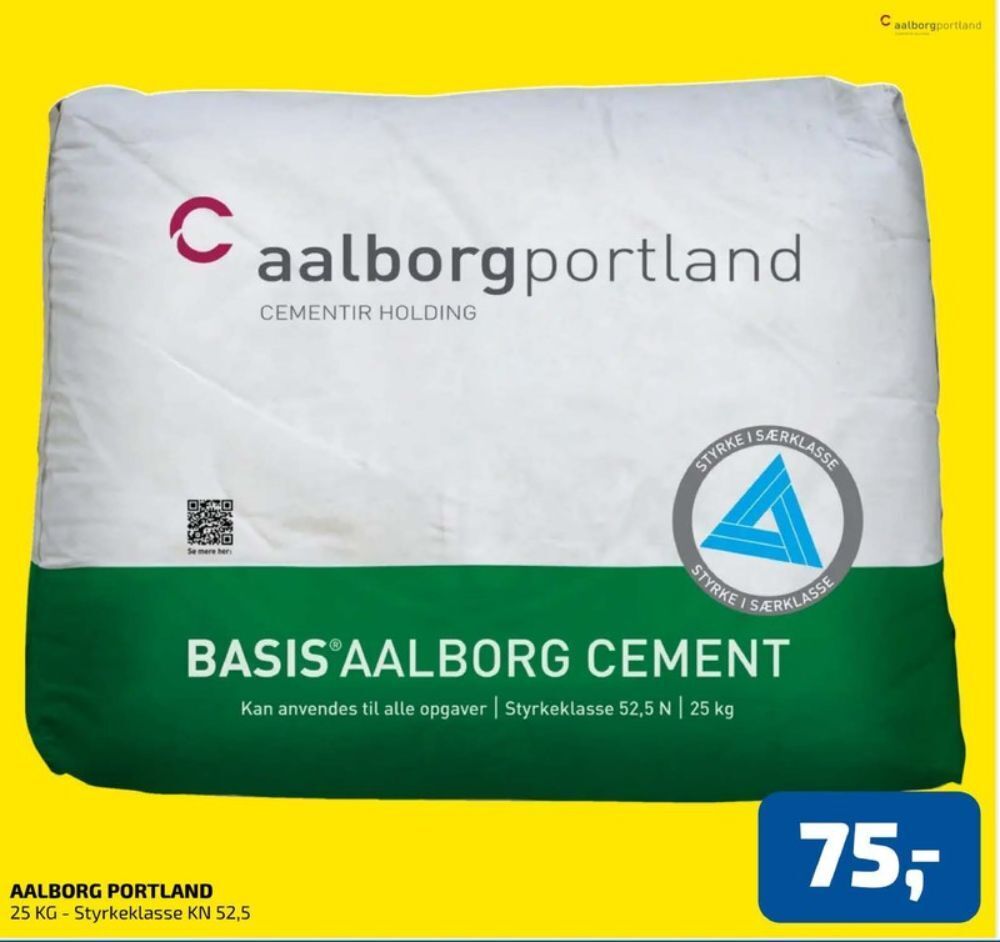 Davidsen Aalborg portland cement tilbud