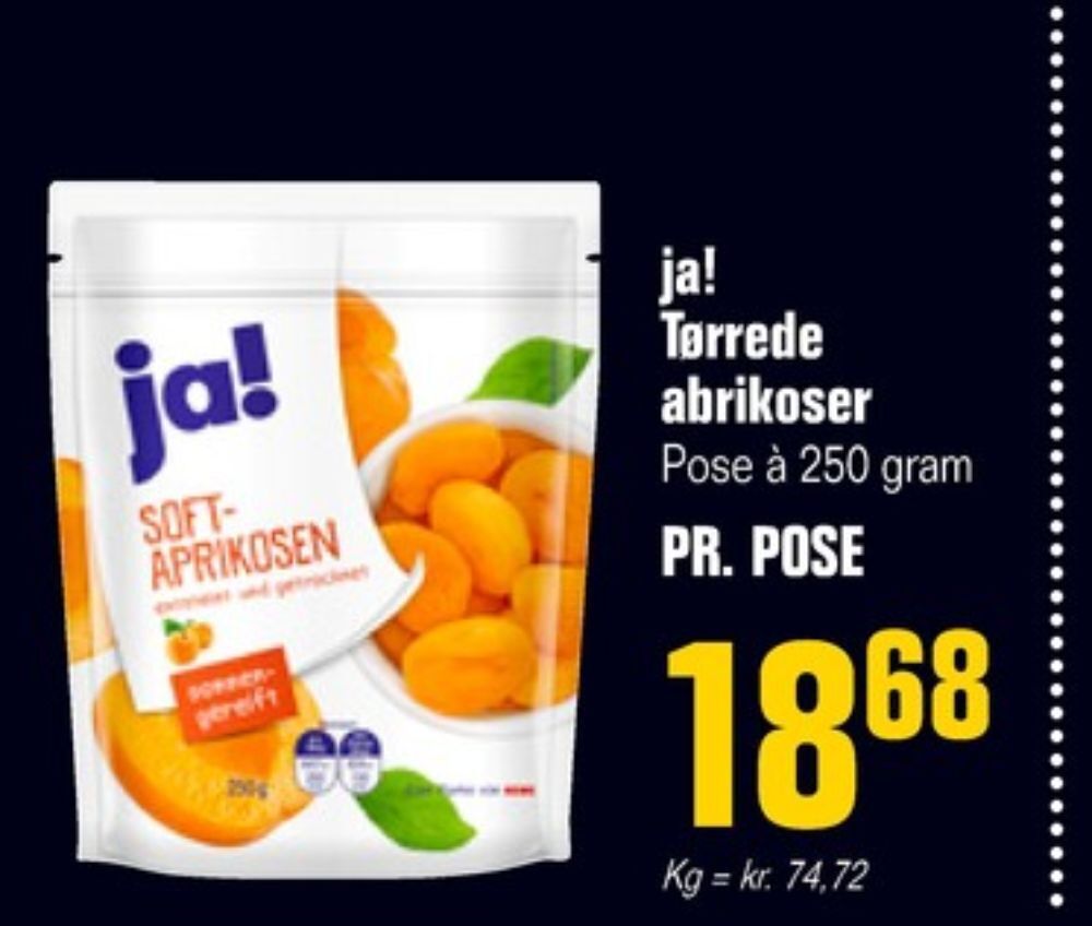 Otto Duborg Ja! abrikoser tilbud