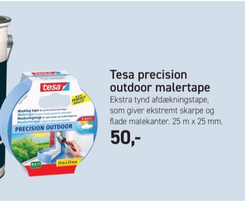 Johannes Fog Tesa malertape tilbud