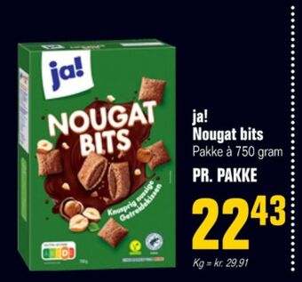 Otto Duborg Nougat bits morgenmadsprodukt tilbud