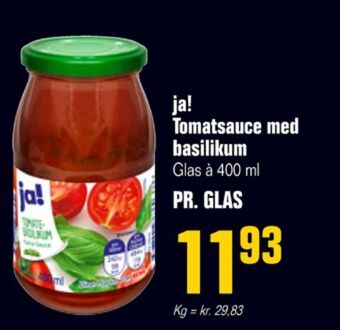 Otto Duborg Ja! sauce flydende tilbud