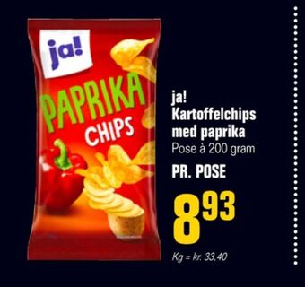 Otto Duborg Ja! chips tilbud
