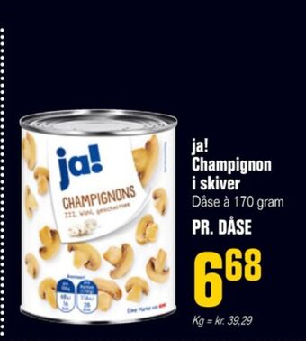 Otto Duborg Ja! champignon tilbud
