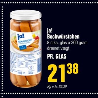 Poetzsch Padborg Ja! bockwurst tilbud