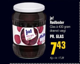 Ja! rødbeder-syltet