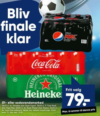 Bilka Faxe kondi sportssodavand tilbud