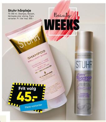 Bilka Stuhr shampoo tilbud