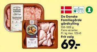 Bilka De danske familiegårde kyllingelårmix tilbud