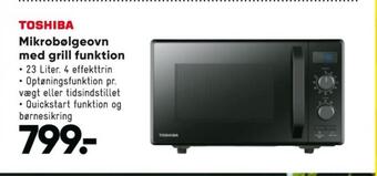 Bilka Toshiba mikroovn tilbud